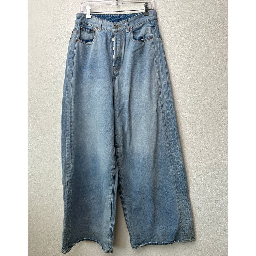 Vetements Unisex Jeans L High Waist Extra Wide Leg